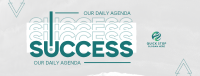 Success as Daily Agenda Facebook Cover Image Preview