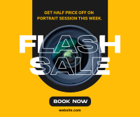 Flash Sale Camera Lens Facebook Post