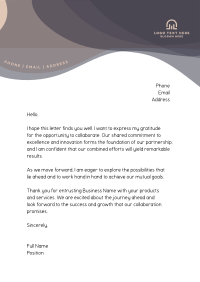 Lawyer Letterhead example 1