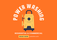 Professional Power Washing Postcard