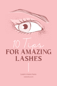 Lashes Tips Pinterest Pin Image Preview