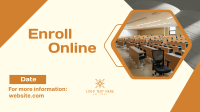 College Online Enrollment Facebook Event Cover