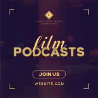 Film Podcasts Instagram Post Design