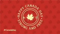 Canada Day Badge Facebook Event Cover