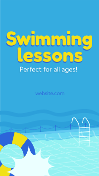 Swimming Lessons TikTok Video