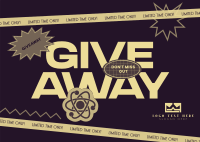 Giveaway Limited Time Postcard