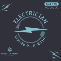 Professional Electrician Linkedin Post Image Preview