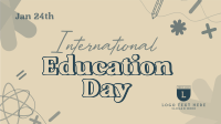 Celebrate Education Day Animation