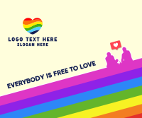 Pride Love Facebook Post