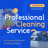 Spotless Cleaning Service Linkedin Post