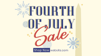 4th of July Text Sale Animation