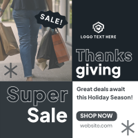 Super Sale this Thanksgiving Linkedin Post Design