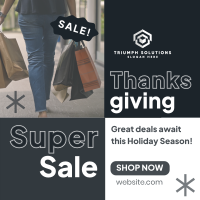 Super Sale this Thanksgiving Linkedin Post Image Preview