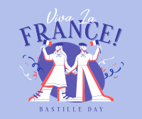 Wave Your Flag this Bastille Day Facebook Post