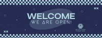 Neon Welcome Facebook Cover Image Preview