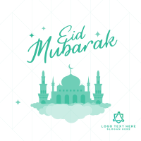 Eid Blessings Instagram Post Design