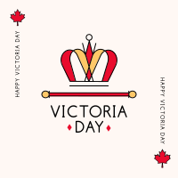 Victoria Day Crown Linkedin Post