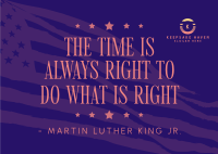 Civil Rights Flag Postcard Image Preview