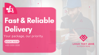 Reliable Courier Delivery Animation