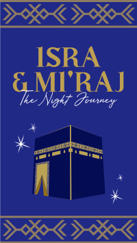 Isra and Mi'raj Facebook Story Design