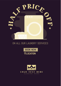 Laundry Machine Flyer