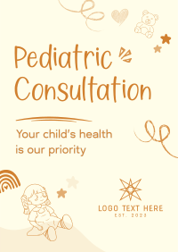 Playful Child's Doctor Poster