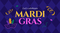 Mardi Gras Celebration Facebook Event Cover