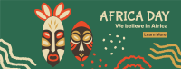 Africa Day Masks Facebook Cover Image Preview