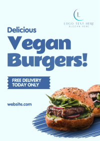 Vegan Burgers Poster