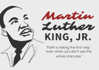 Martin's Faith Postcard