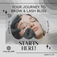 Lash Bliss Journey Instagram Post