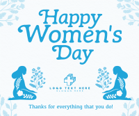 Rustic International Women's Day Facebook Post