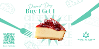 Cheesy Cheesecake Twitter Post