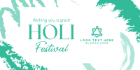 Holi Festival Twitter Post