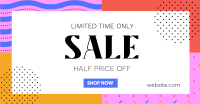 Flashy Limited Time Sale Facebook Ad