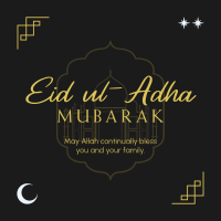 Blessed Eid ul-Adha Instagram Post Design