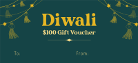 Diwali Festival Gift Certificate