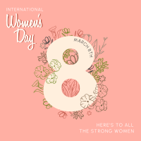 Women's Day Flowers Instagram Post