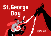 St. George Festival Postcard Design