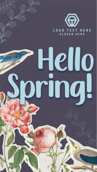 Scrapbook Hello Spring Video