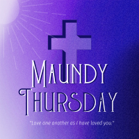 Holy Week Maundy Thursday Instagram Post Image Preview