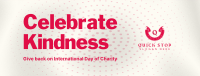 International Day of Charity Facebook Cover Image Preview