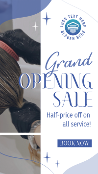 Salon Opening Discounts Facebook Story