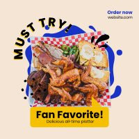 Takeout Resto Instagram Post Design