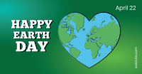 Heart-shaped Earth Facebook Ad