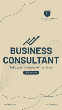 Business Consultant Services Facebook Story