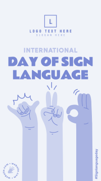 Sign Language Facebook Story