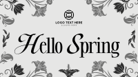 Vintage Spring Pattern Video Design