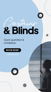 Curtains & Blinds Installation TikTok Video