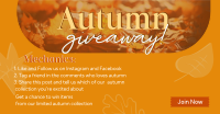 Autumn Leaves Giveaway Facebook Ad